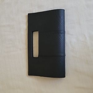 Charming Charlie Black Pleather Clutch